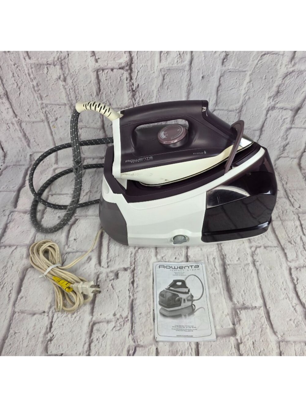 Rowenta PerfectSteam DG8520 MicroSteam Eco Energy Steam Station Iron Purple